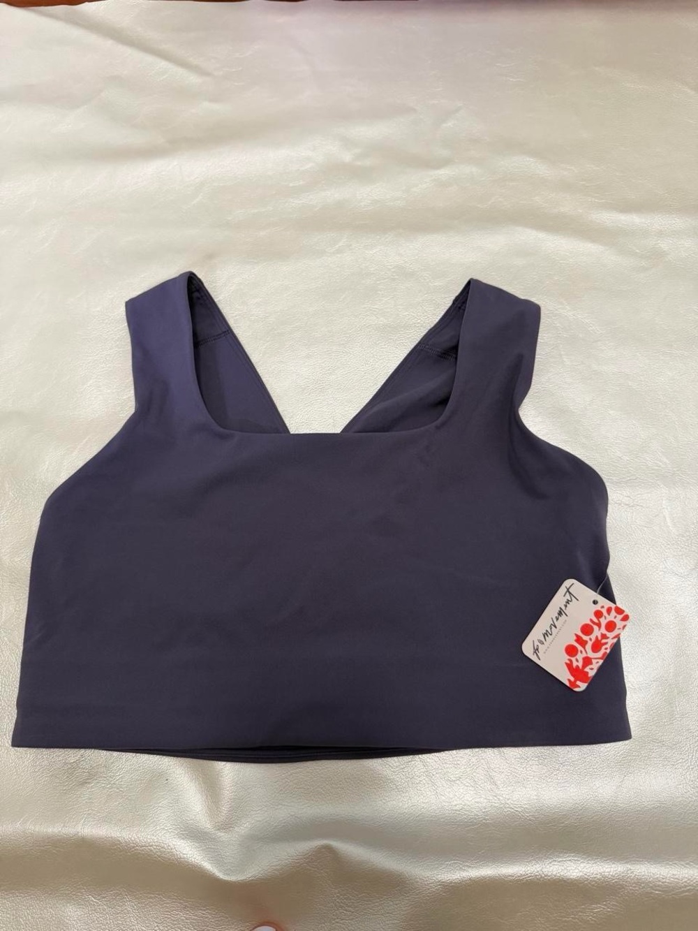 FP Movement by Free People Graphite color Square Neck Crop Tank